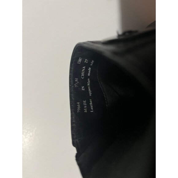 Clarks Black Leather Woman's Clogs Slip On, Size US 7.5 - Picture 6 of 7